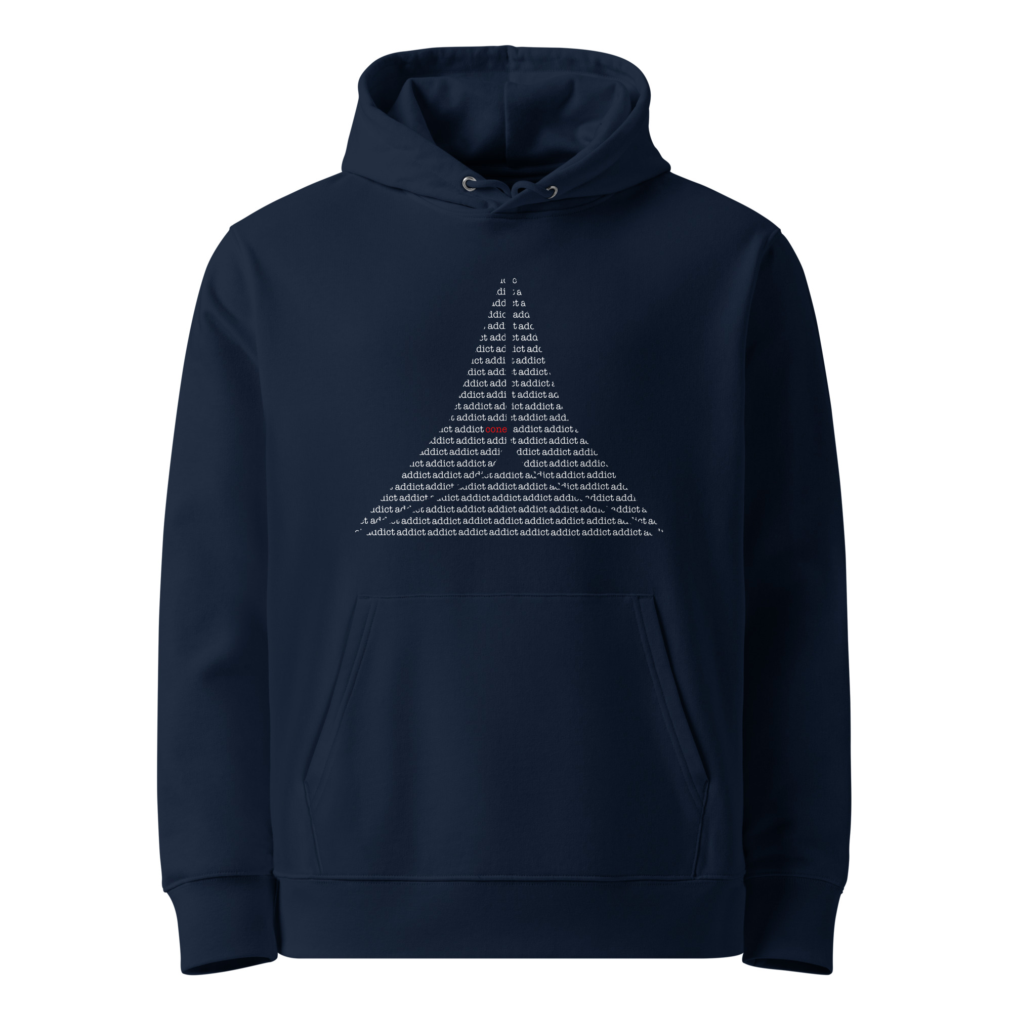 ADDICTION HOODIE UNISEXE WHITE - Image 2