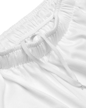 CUSTOM MESH SHORT WHITE