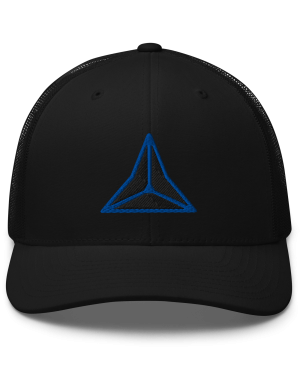 TRUCKER LOGO BLUE