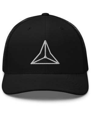 TRUCKER LOGO WHITE